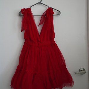 Tutu red dress thirty thirty
